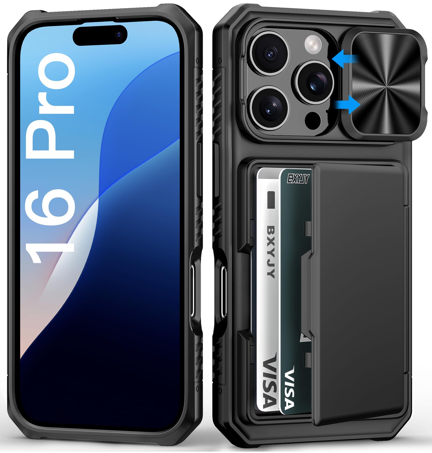 Amazon.com: BXYJY for iPhone 16 Pro Case Wallet, Credit Card